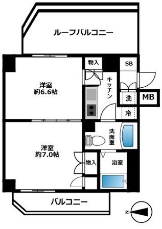 白山駅 徒歩10分 5階の物件間取画像